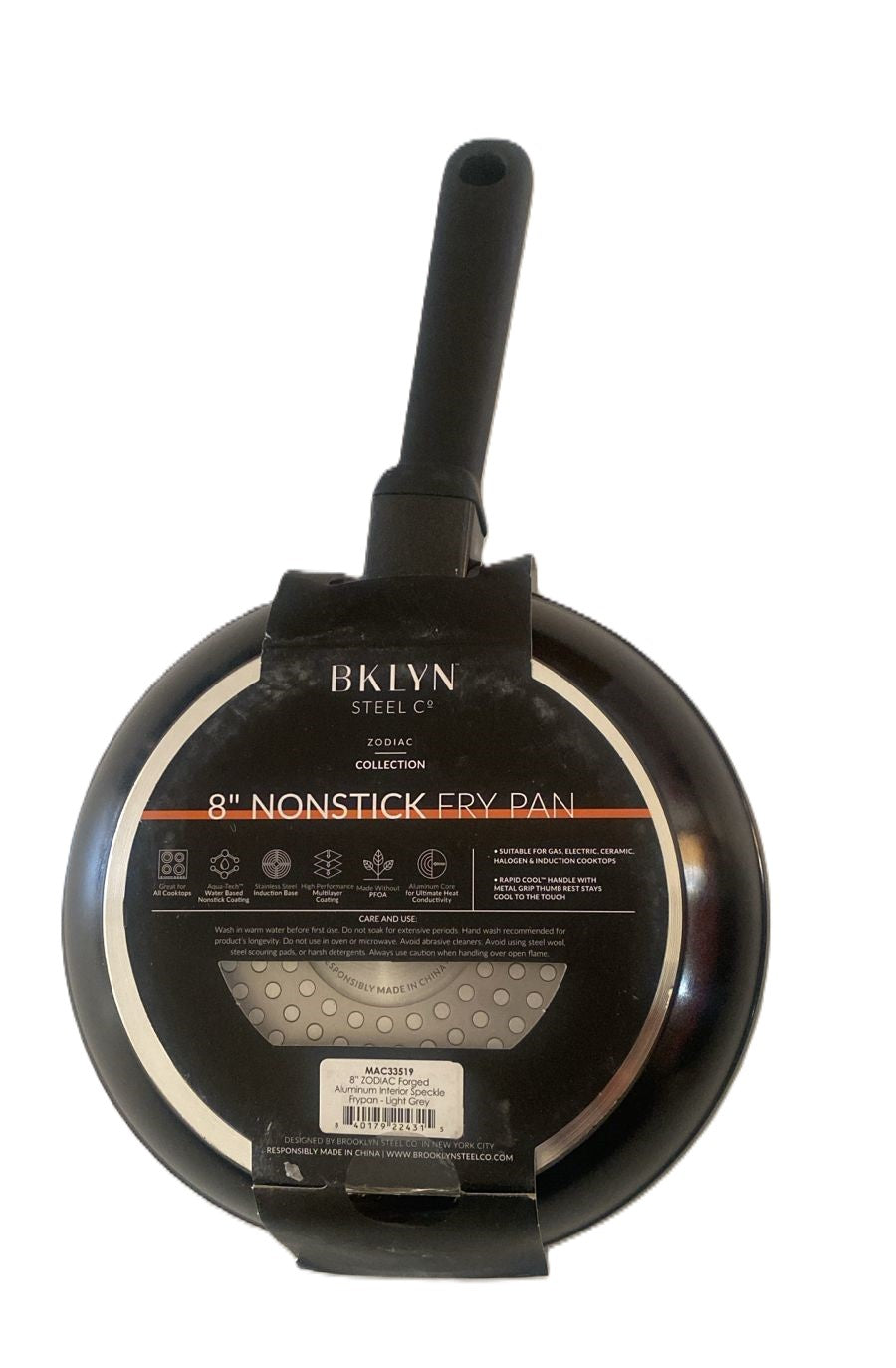 Sarten chico color vino