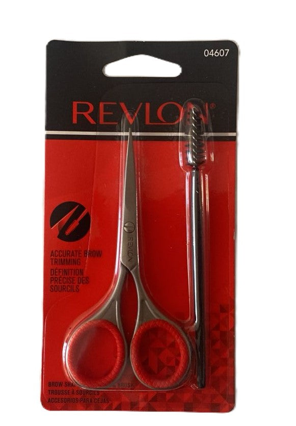 Set De Tijeras Y Cepillo para cejar Revlon perfilador