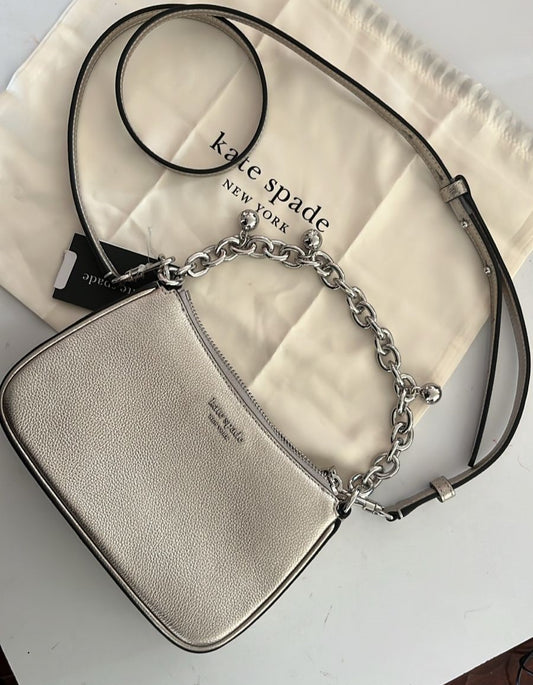 Bolsa Kate Spade plateada