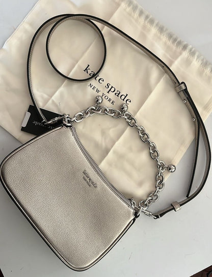 Bolsa Kate Spade plateada