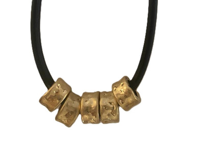 Collar anillos oro