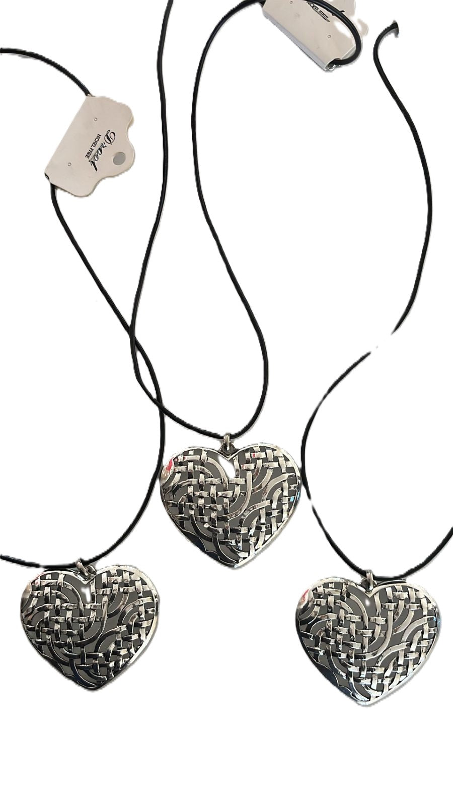 Collar Corazón Grande color plata