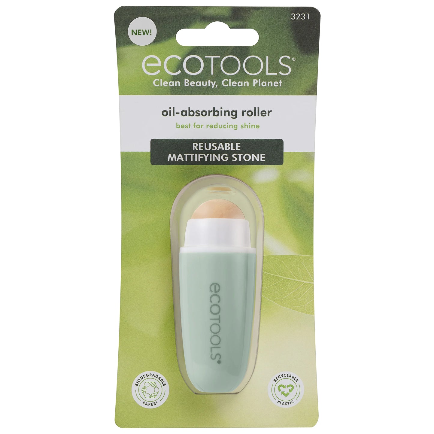 Rodillo absorbente de aceite reutilizable de piedra matificante EcoTools®