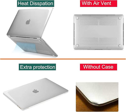 MOSISO Funda Dura Compatible con MacBook Air 13.6 Pulgadas