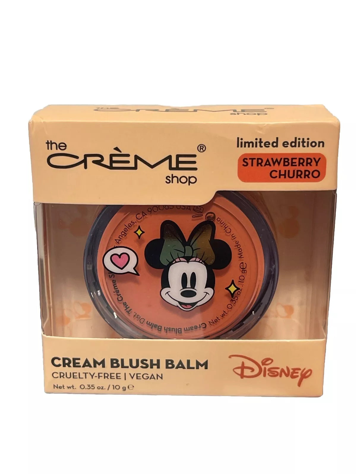 The Crème Shop Disney Minnie Mouse Rubor cremoso Strawberry Churro