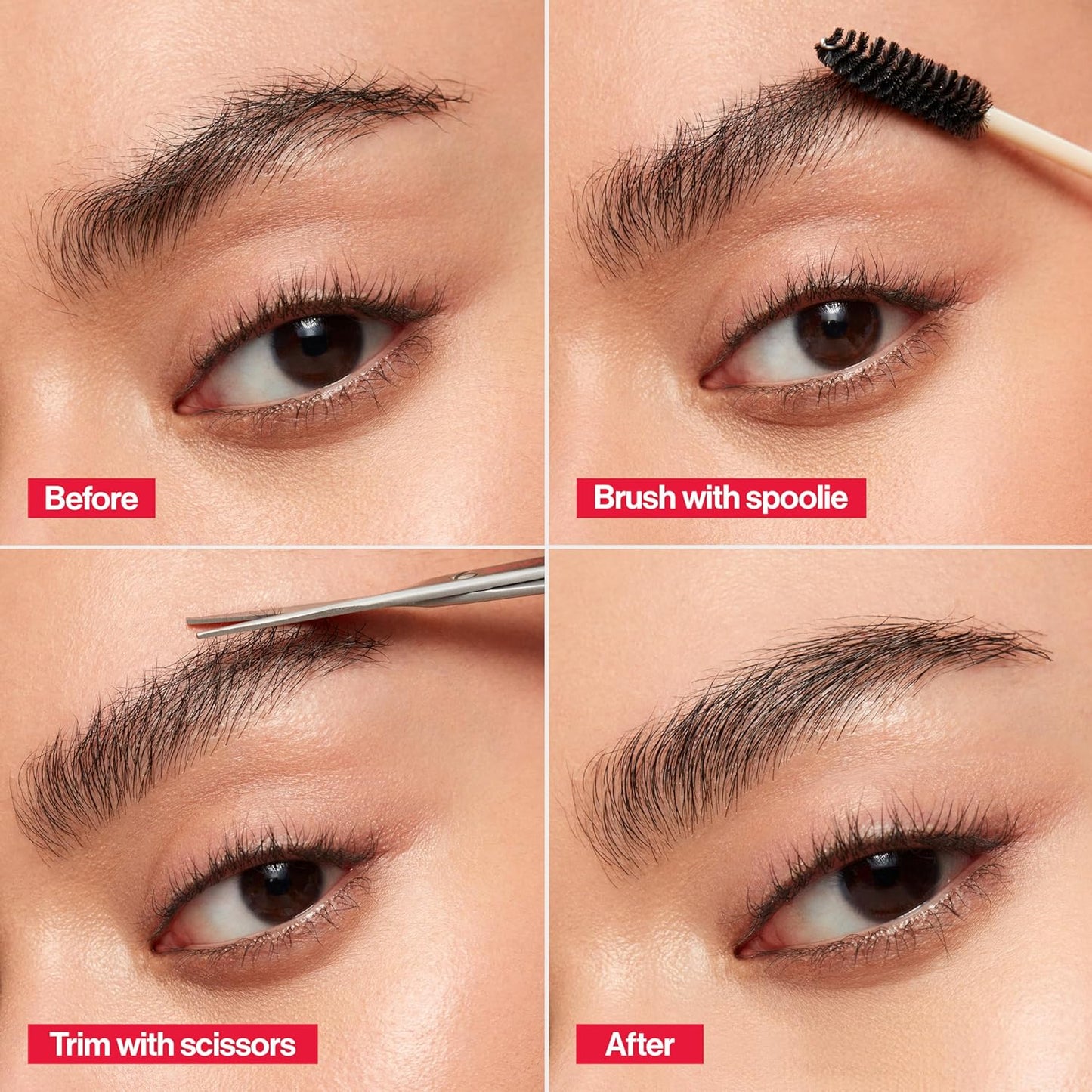 Set De Tijeras Y Cepillo para cejar Revlon perfilador